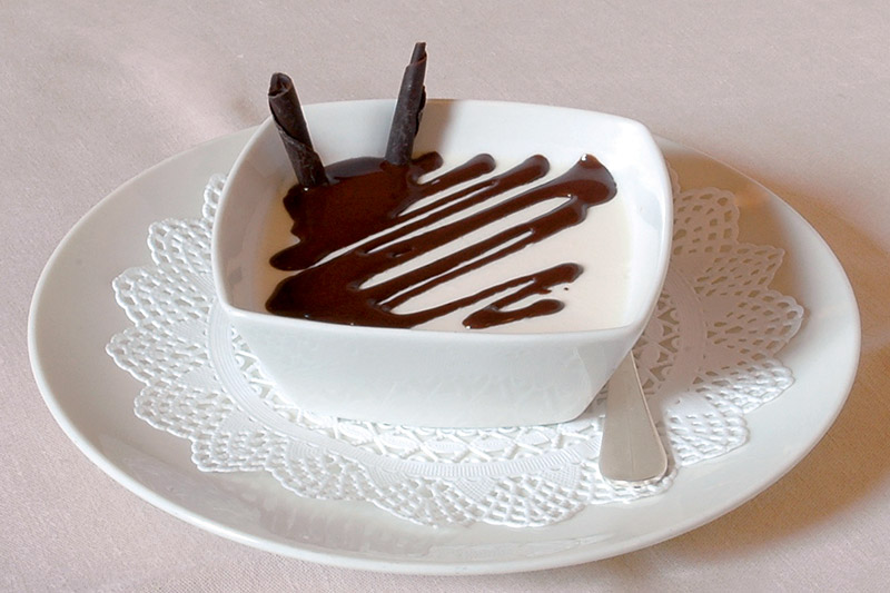 Panna cotta al cioccolato